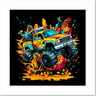 Monster Trucks Are My Jam - Monster Truck Posters and Art